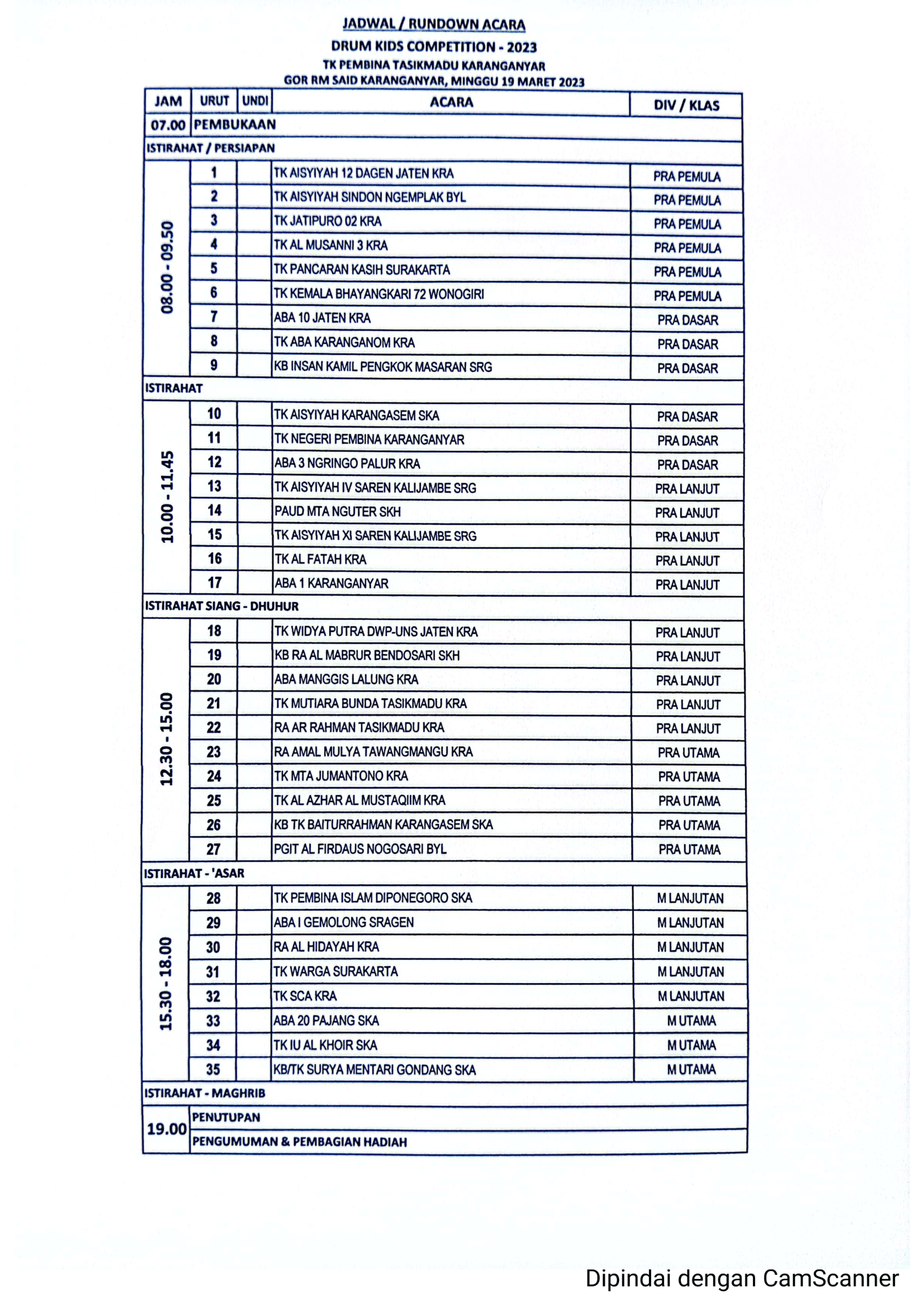 event-jadwal